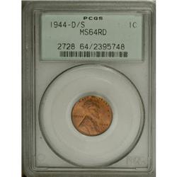 1944-D/S 1C MS64 Red PCGS