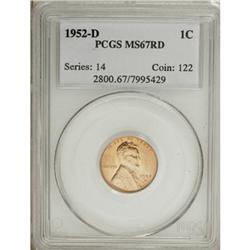 1952-D 1C MS67 Red PCGS