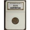 Image 3 : 1955 1C Doubled Die Obverse MS63 Brown NGC