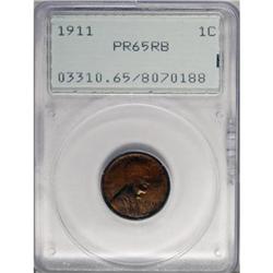 1911 1C PR65 Red and Brown PCGS