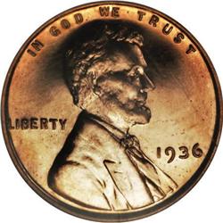 1936 1C Type Two PR66 Red Cameo NGC