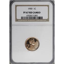 1950 1C PR67 Deep Cameo NGC