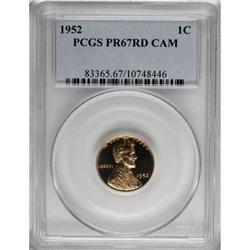 1952 1C PR67 Cameo PCGS