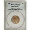Image 3 : 1864 2C Small Motto MS65 Red and Brown PCGS