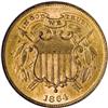 Image 1 : 1864 2C Small Motto MS65 Red and Brown NGC