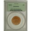 Image 1 : 1864 2C Large Motto MS65 Red PCGS