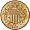 Image 1 : 1867 2C MS65 Red PCGS