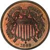 Image 1 : 1869 2C PR67 Red and Brown NGC