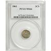 Image 1 : 1861 3CS MS66 PCGS
