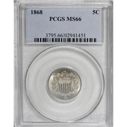 1868 5C MS66 PCGS
