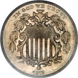 1872 5C MS66 PCGS