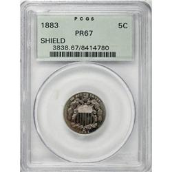 1883 5C PR67 PCGS