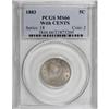 Image 1 : 1883 5C With Cents MS66 PCGS