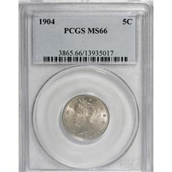 1904 5C MS66 PCGS