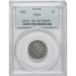 1885 5C PR64 PCGS