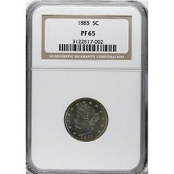 1885 5C PR65 NGC