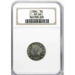 1886 5C PR66 NGC