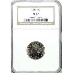 1889 5C PR67 NGC