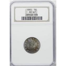 1893 5C PR67 NGC