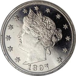 1897 5C PR67 Cameo NGC