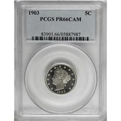 1903 5C PR66 Cameo PCGS