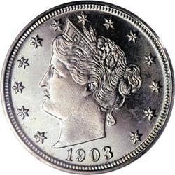 1903 5C PR67 Cameo PCGS