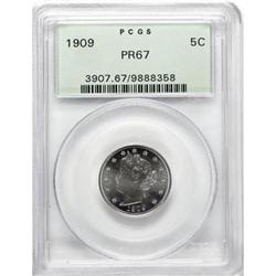 1909 5C PR67 PCGS