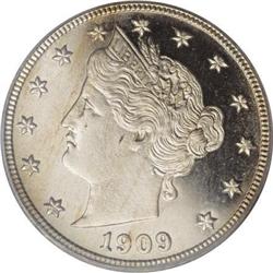 1909 5C PR66 Deep Cameo PCGS