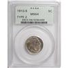Image 1 : 1913-S 5C Type Two MS64 PCGS
