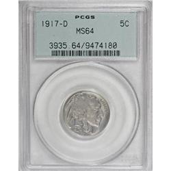 1917-D 5C MS64 PCGS