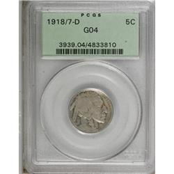 1918/7-D 5C Good 4 PCGS