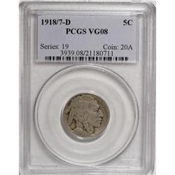 1918/7-D 5C VG8 PCGS