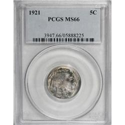 1921 5C MS66 PCGS