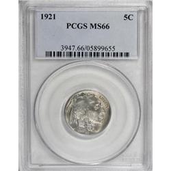 1921 5C MS66 PCGS