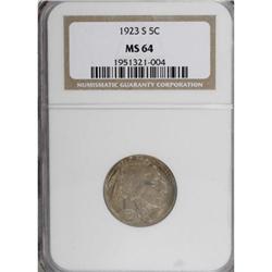 1923-S 5C MS64 NGC