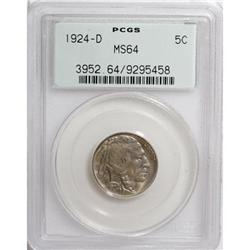 1924-D 5C MS64 PCGS