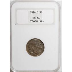 1926-D 5C MS64 NGC