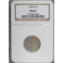1928-S 5C MS64 NGC