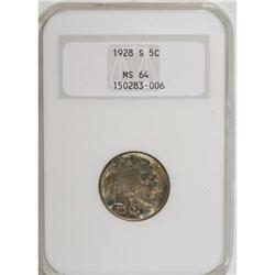 1928-S 5C MS64 NGC