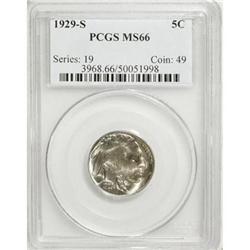 1929-S 5C MS66 PCGS