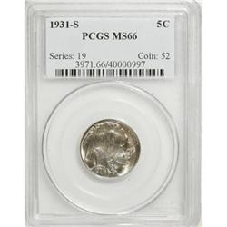 1931-S 5C MS66 PCGS