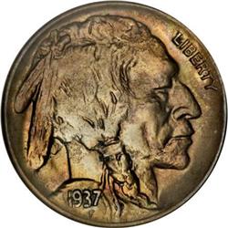 1937-D 5C Three-Legged MS64 NGC