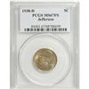 Image 1 : 1938-D 5C MS67 Full Steps PCGS