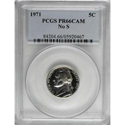 1971 5C No S PR66 Cameo PCGS