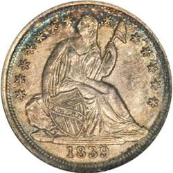 1839-O H10C No Drapery MS64 NGC