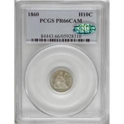 1860 H10C PR66 Cameo PCGS
