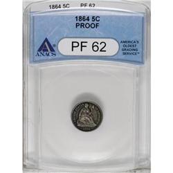 1864 H10C PR62 ANACS