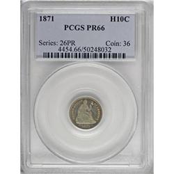 1871 H10C PR66 PCGS