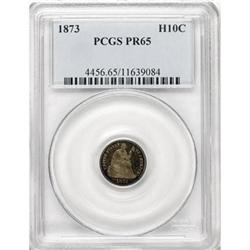 1873 H10C PR65 PCGS