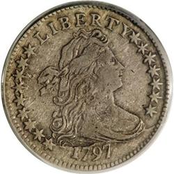 1797 10C 16 Stars VF30 PCGS